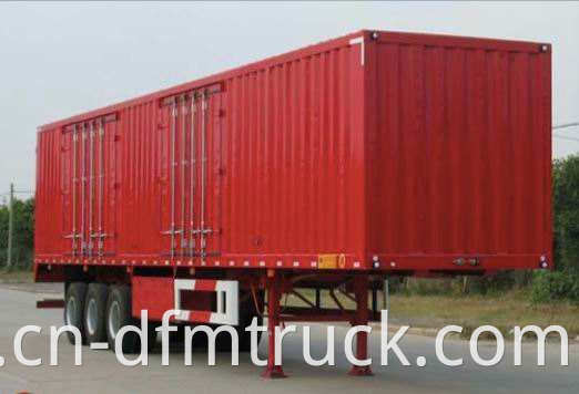 3 Axle Cargo Van Container Semi Trailer 3